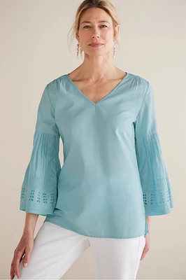 Heloise Eyelet Sleeve Tunic