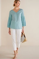 Heloise Eyelet Sleeve Tunic