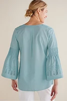 Heloise Eyelet Sleeve Tunic