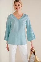 Heloise Eyelet Sleeve Tunic