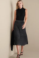 Nisha Knit Pleated Skirt