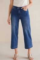 Ultimate Denim Wide Leg Crop Jeans