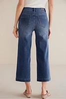 Ultimate Denim Wide Leg Crop Jeans