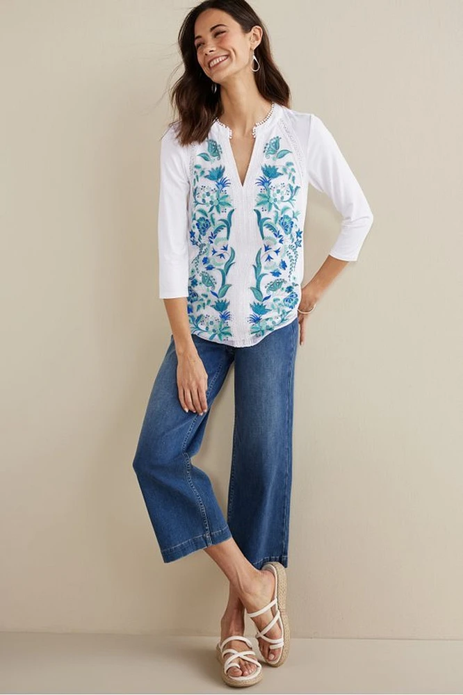 Delsie Embroidered Top