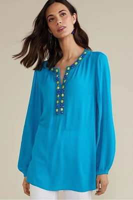 Nellie Gauze Tunic