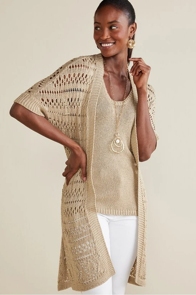 Opaline Shimmer Cardigan