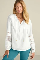 Prospera Lace Trim Top