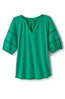 Heidi Supima Puff Sleeve Tee