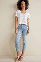 Aubrey Linen Slub Tee