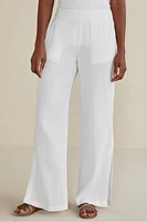 Khulani Wide Leg Gauze Pants