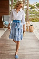 Talisa Linen Blend Skirt