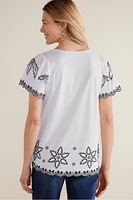 Teres Embroidered Tee