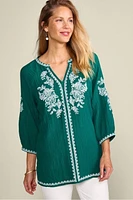 Katie Gauze Tunic