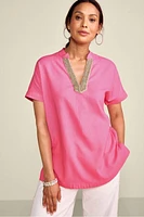 Annalise Linen Blend Tunic