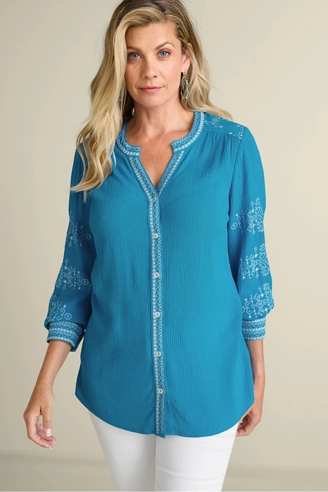 Imane Gauze Tunic