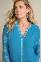 Imane Gauze Tunic