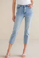 Ultimate Denim Slim Leg Crop Jeans