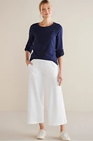 Fina French Terry Crop Pants