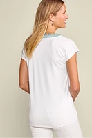 Izabel Embroidered Tee