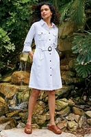 Zelda Linen Blend Shirtdress