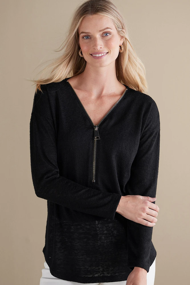 Valentina Zip Sweater