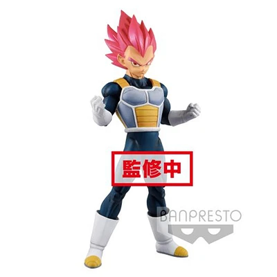 Dragon Ball Super Saiyan God Vegeta Pink Banspresto Statue