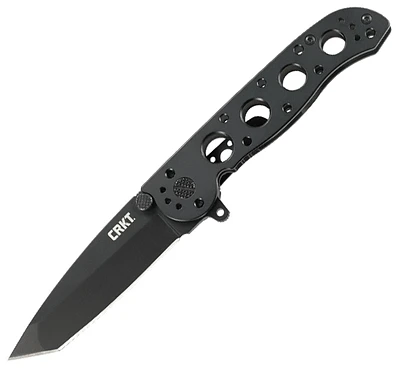 CRKT M16 Manual Knife Frame Lock Stainless Steel Black [3.05" Black Plain] Tanto M16-02KS