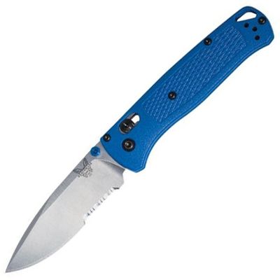 Benchmade Bugout Folding Knife AXIS Lock Blue Nylon [3.24" Satin S30V] 535S