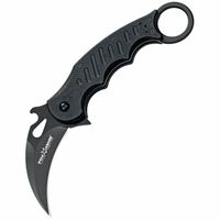 Fox Knives Karambit Manual Knife Liner Lock Black G-10 [3.10" Plain Black N690] Hawkbill 01FX479