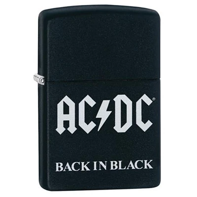 AC/DC Black in White Zippo