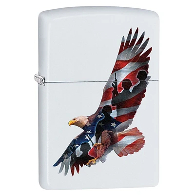 Patriotic Soaring Eagle Zippo