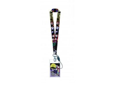 Lanyard - NBC Jack & Sally with Card Holder