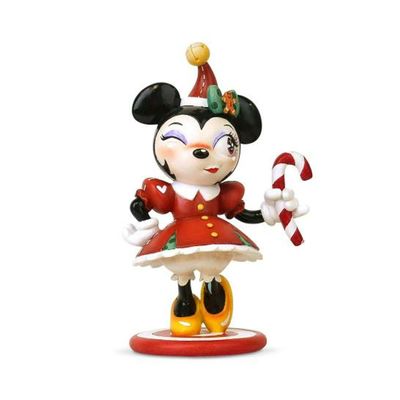 Disney Mickey Mouse Minnie Christmas Statue Miss Mindy