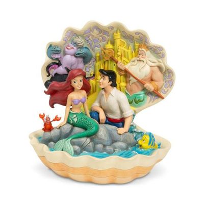 Disney Little Mermaid Seashell Statue Jim Shore