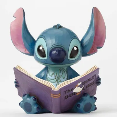 Disney Lilo & Stitch with Story Book Statue Jim Shore