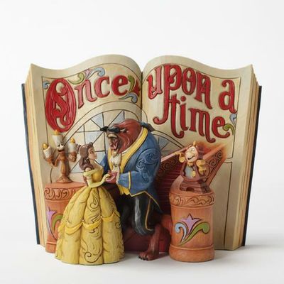 Disney Beauty & the Beast Belle & Beast Storybook Statue Jim Shore