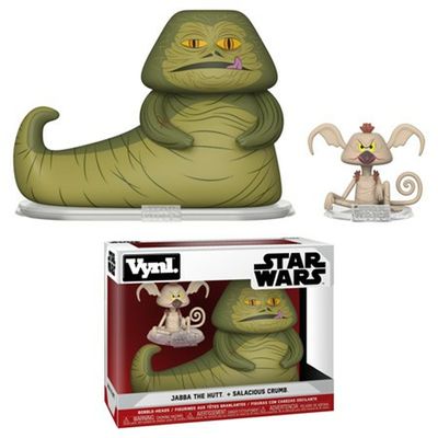 Star Wars Jabba the Hutt & Salacious Crumb Vynl Figure