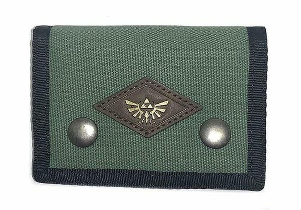 Zelda Logo Tri-Fold (Green) Wallet