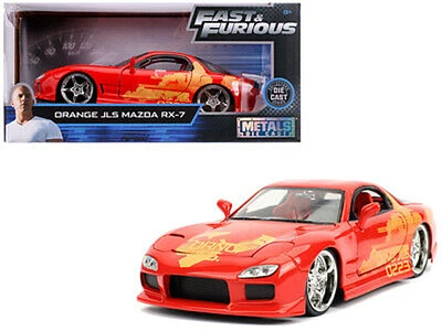 Model Car - 1:24 F&F Orange Julius's Mazada 1993 RX-7