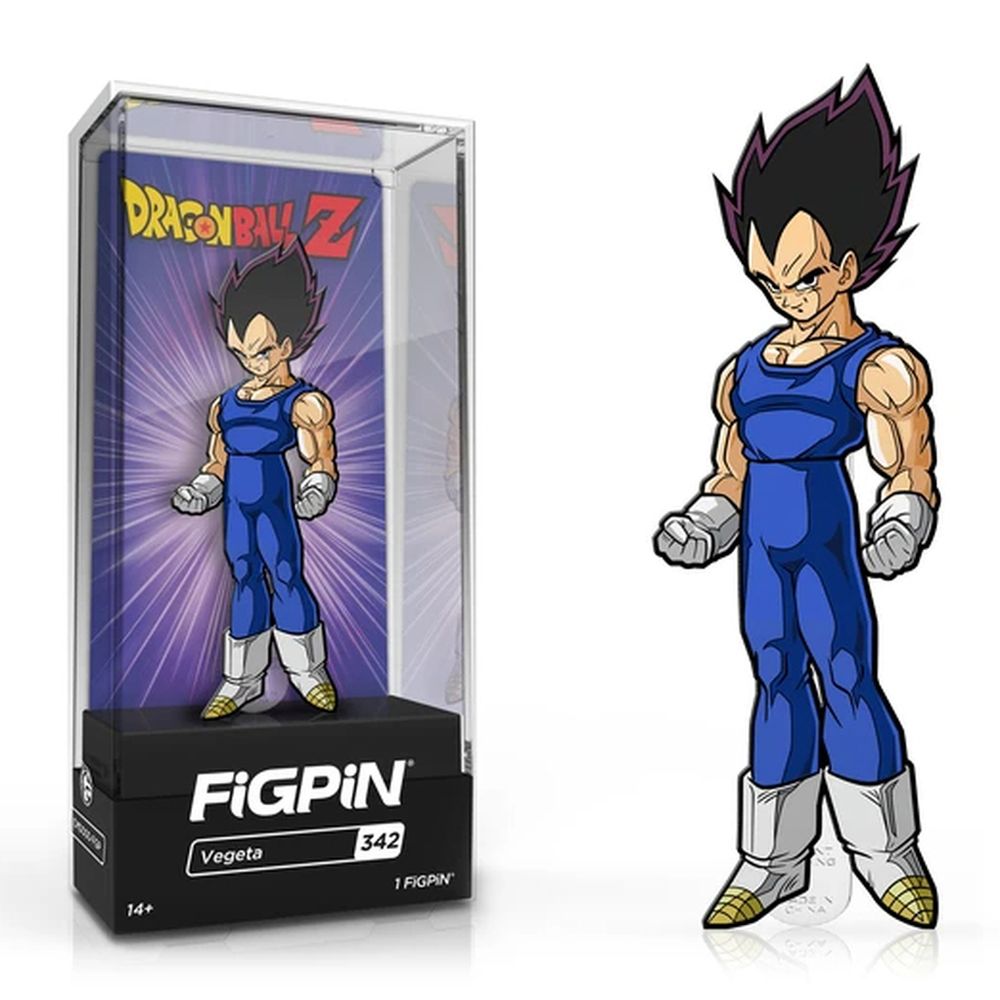 Dragon Ball Z Vegeta FiGPiN #342 Enamel Pin