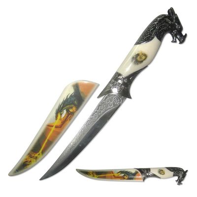 Fire Breathing Dragon Fantasy Dagger