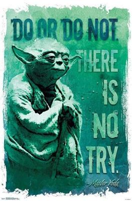 Star Wars Yoda "Do Or Do Not" Poster