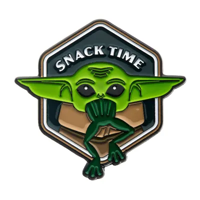 Star Wars The Mandalorian The Child "Snack Time" Color Lapel Pin