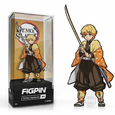 Demon Slayer Zenitsu Agatsuma FiGPiN #381 Enamel Pin