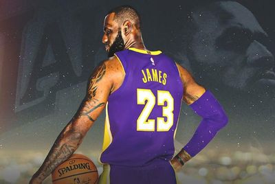 Los Angeles Lakers LeBron #23 Sports Poster