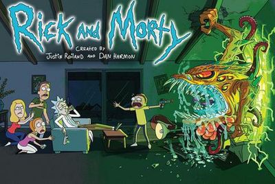 Rick & Morty (Family Room) TV Poster