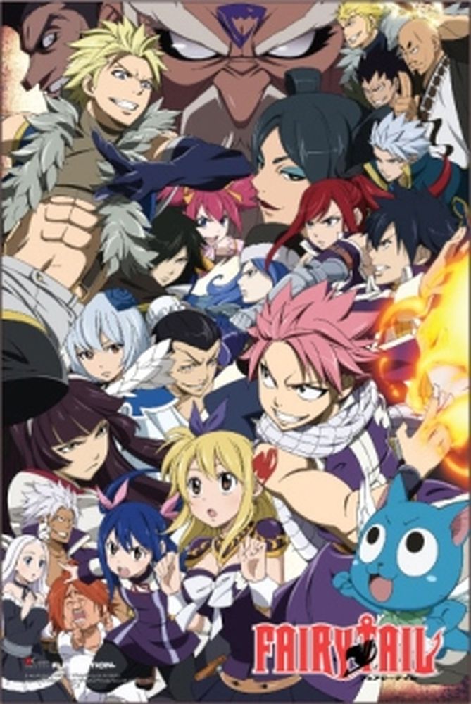 Fairy Tail Group Anime Poster