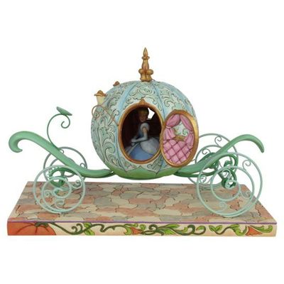 Disney Cinderella Pumpkin Coach And Princess Statue  (11.5 inches)