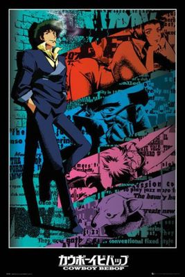 Cowboy Bebop Spike Anime Poster