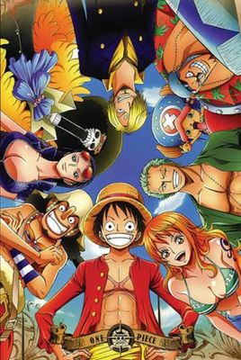 One Piece Circle Anime Poster